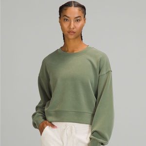 Lululemon Perfectly Oversized Cropped Crew Softstreme